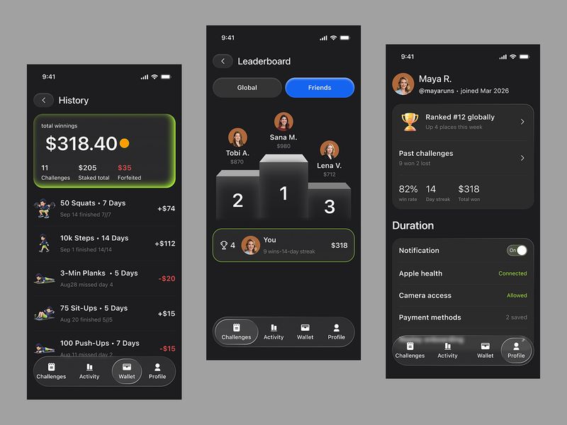 Fitness Challenge App | Workout Tracking