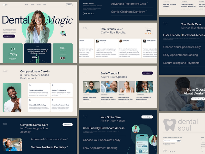 Website for a Dental Company ✲ Dental Soul
