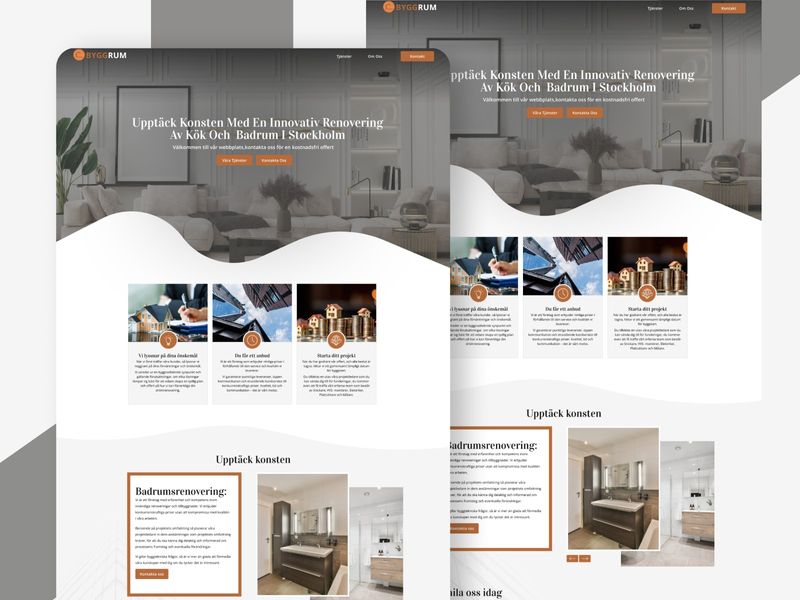 Minimalist Construction Web Design