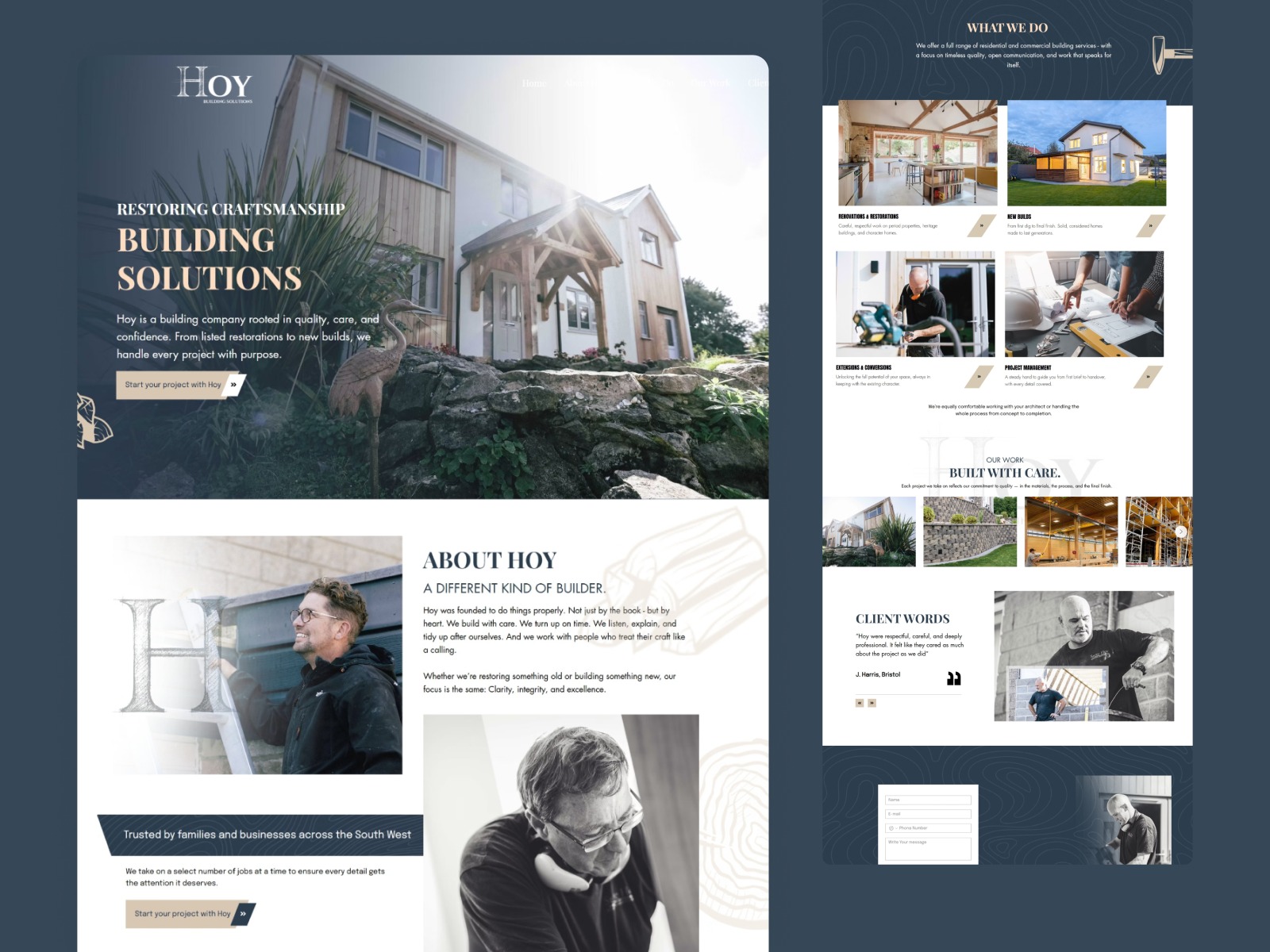 HOY Building Solutions | High-End Restoration Portfolio