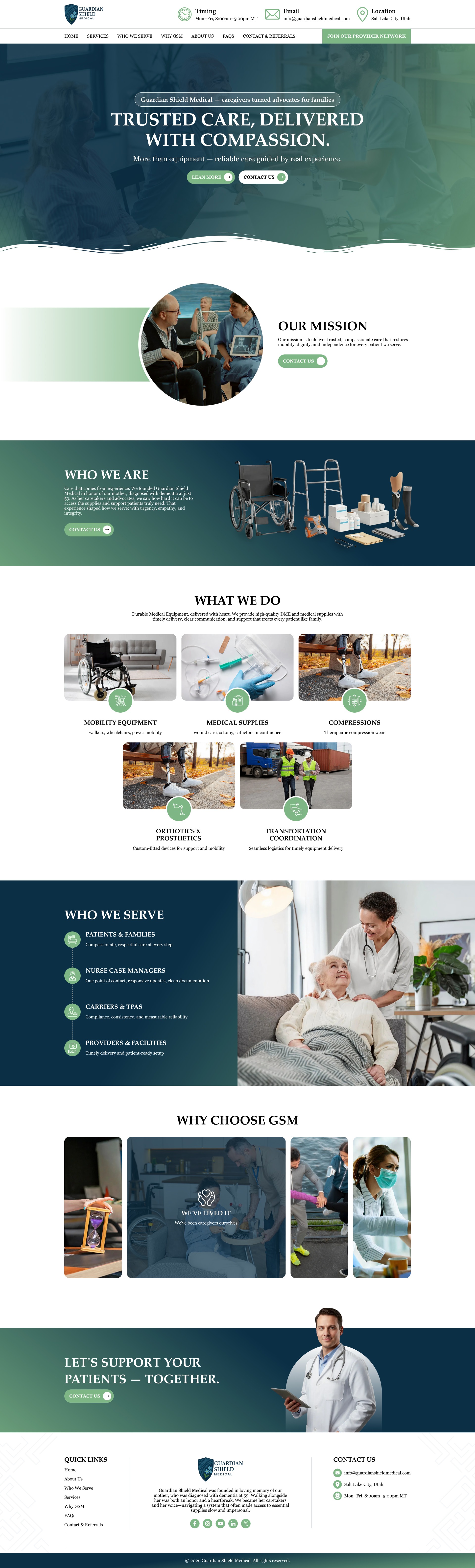 Guardian Shield — Compassionate Healthcare UI Design Image 0