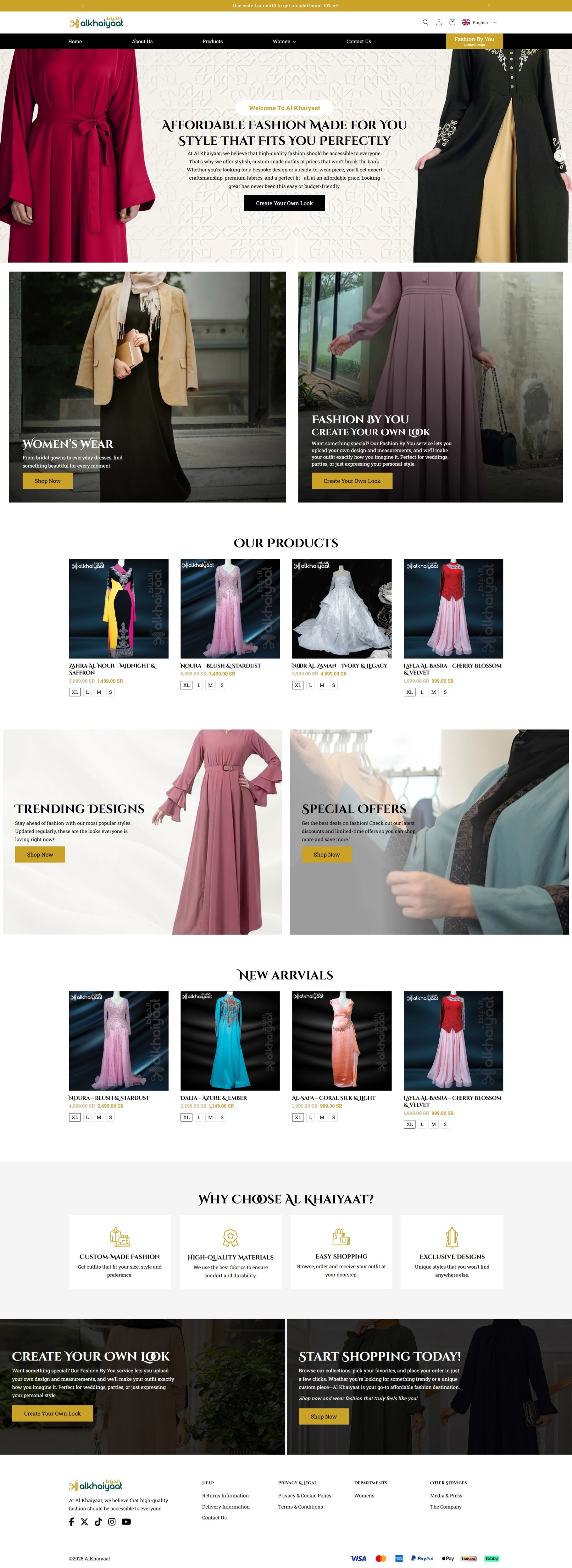 Al Khaiyaat | Luxury Fashion UI Image 0