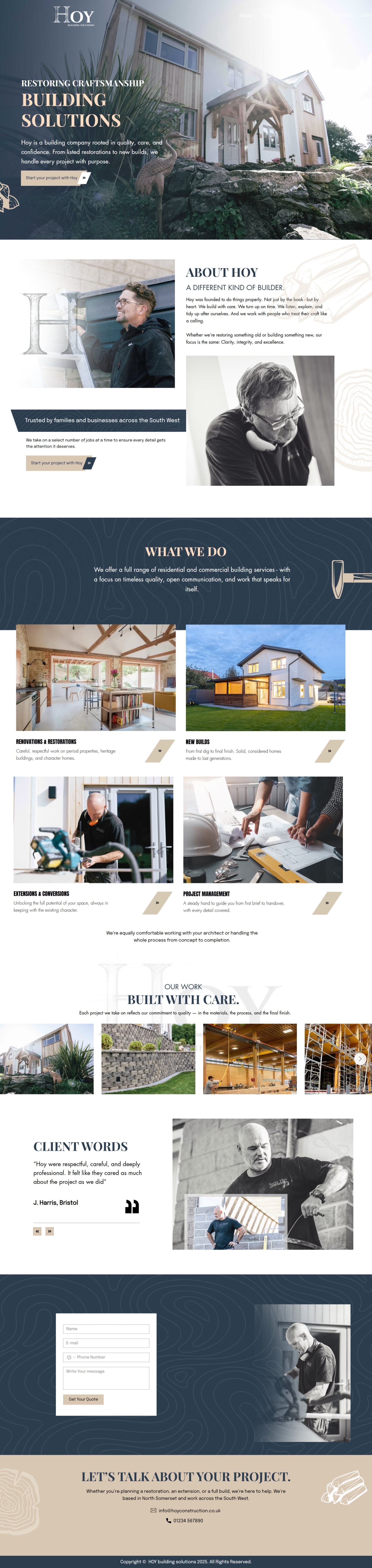 HOY Building Solutions | High-End Restoration Portfolio Image 0