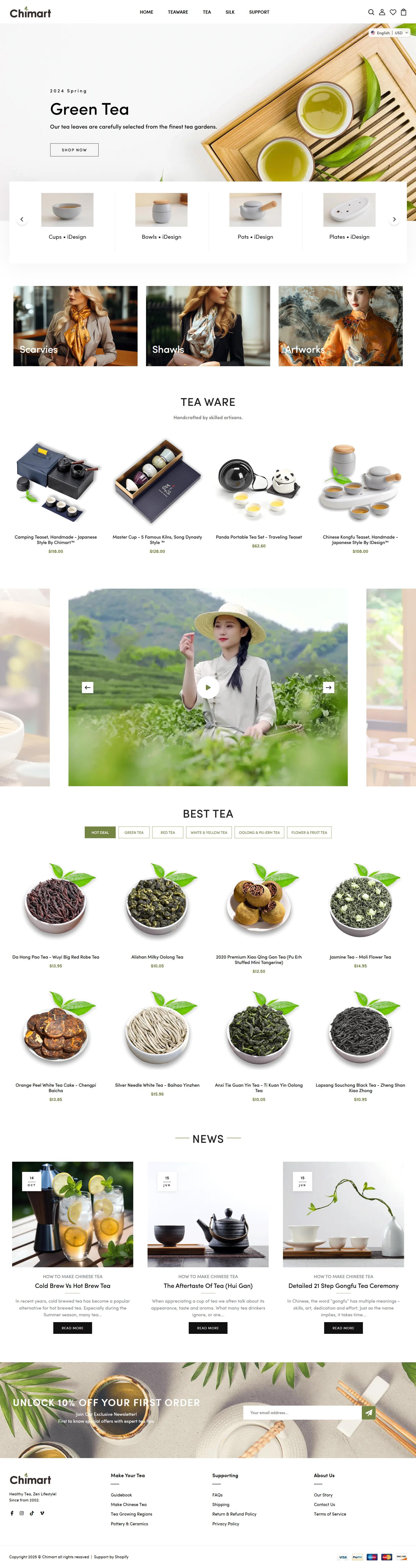 Châmart – Minimalist E-Commerce Web UI Image 0