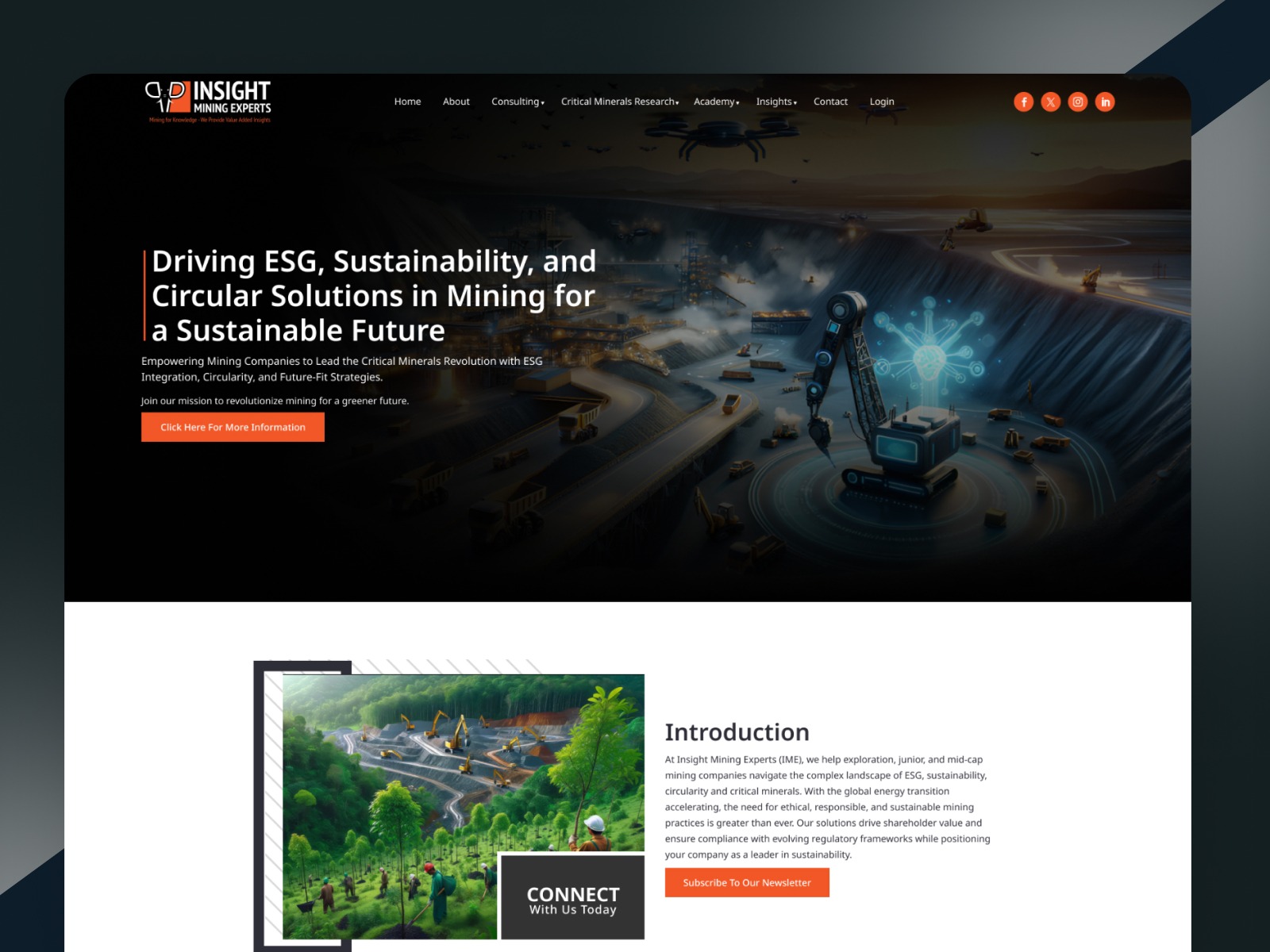 Corporate ESG Consulting Web Design | UI/UX Case Study