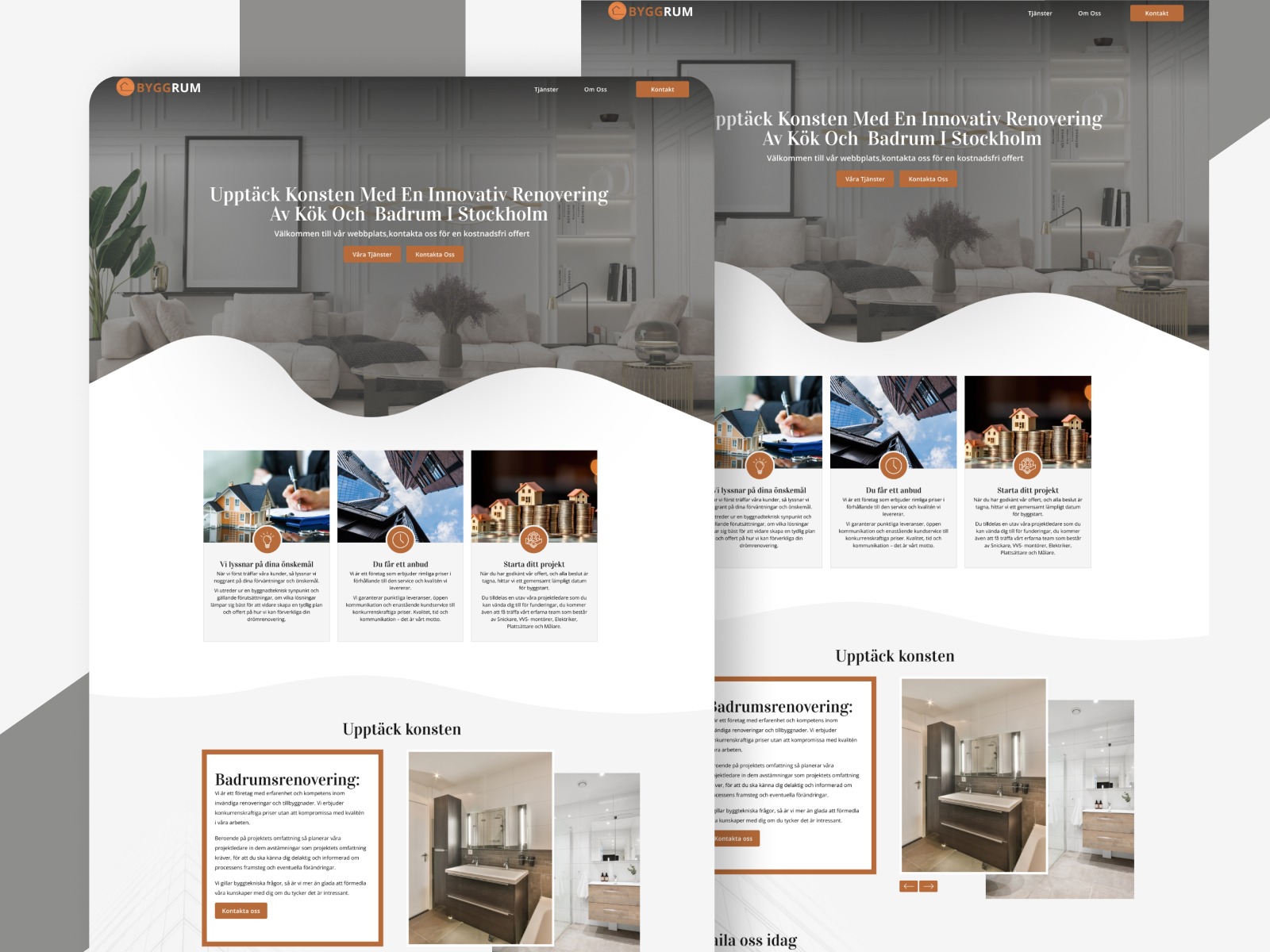 Minimalist Construction Web Design