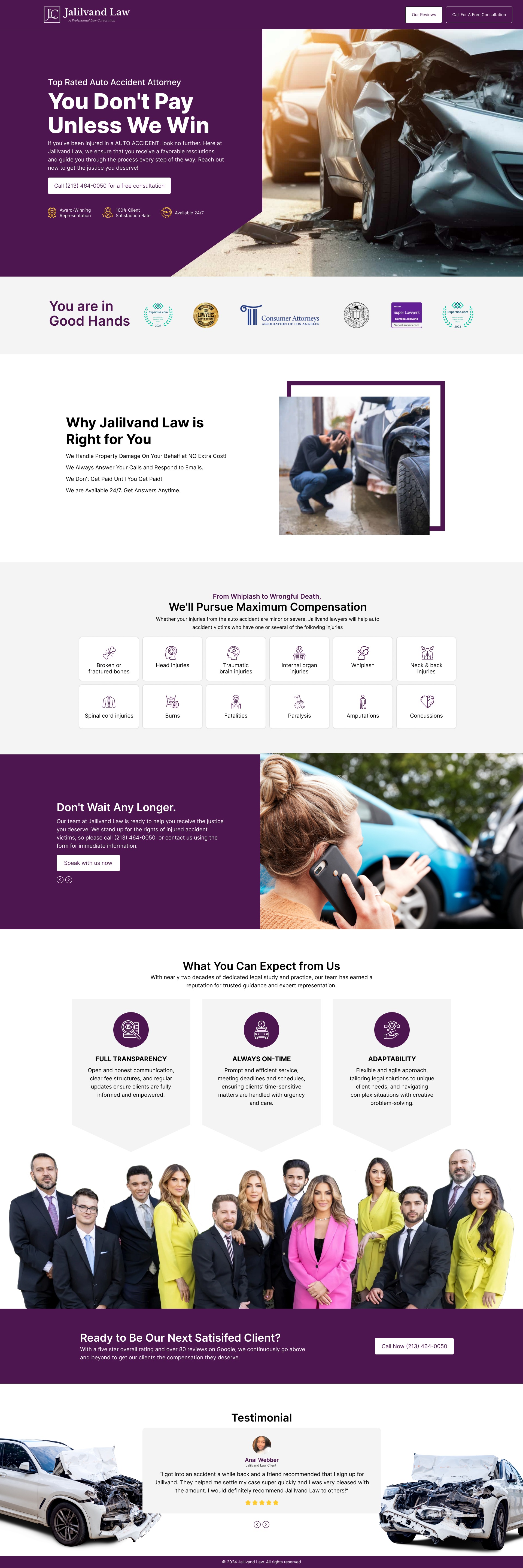 Corporate Legal Landing Page Image 0