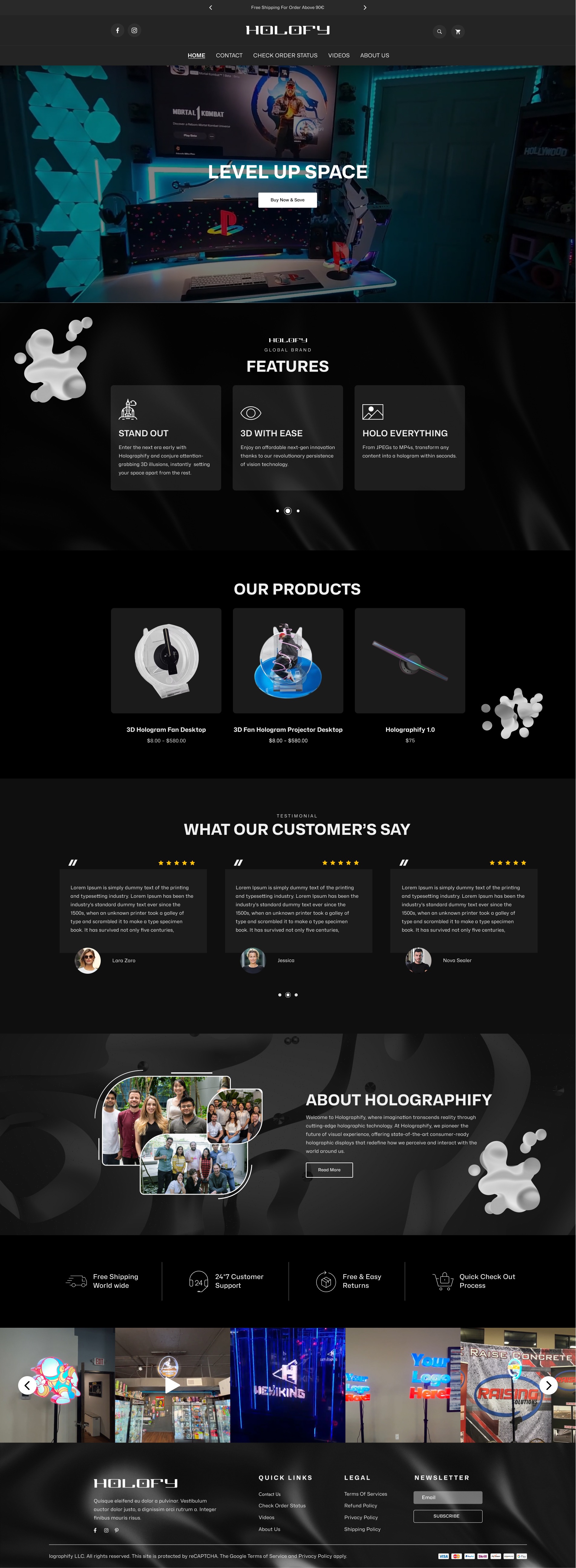 Gaming E-Commerce Website Design – Tech Store UI Concept Image 0