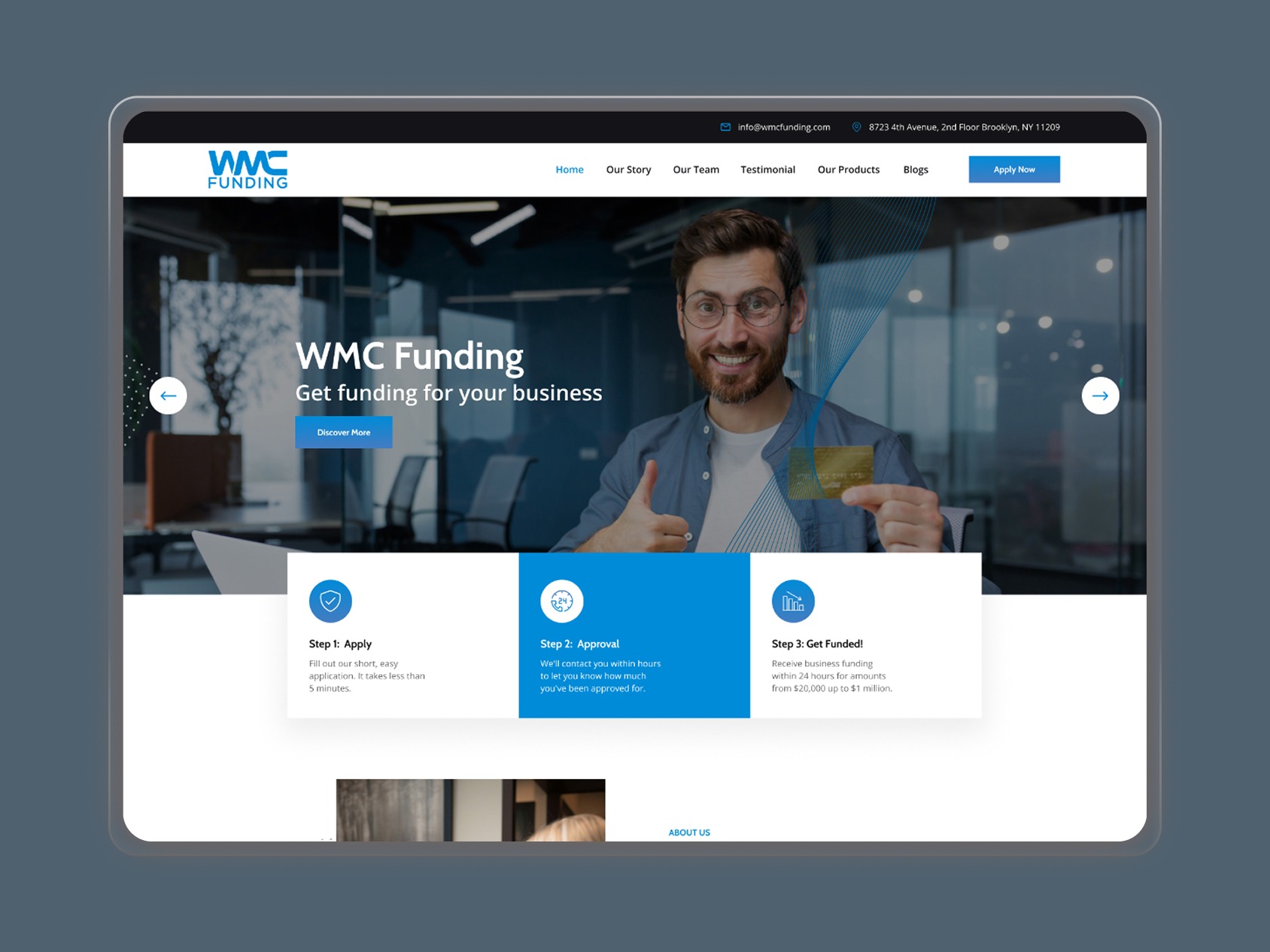 Elevating Financial Tech: WMC Funding Web Implementation