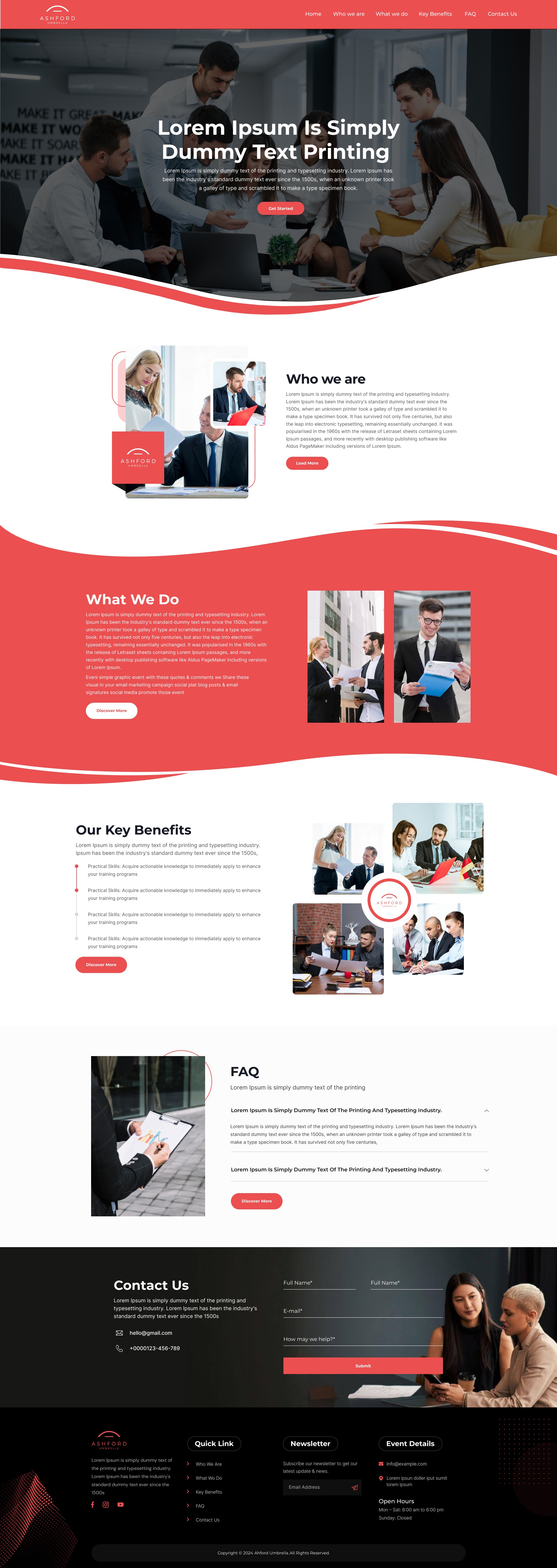 Modern Corporate Web Architecture: Ashford Umbrella Image 0
