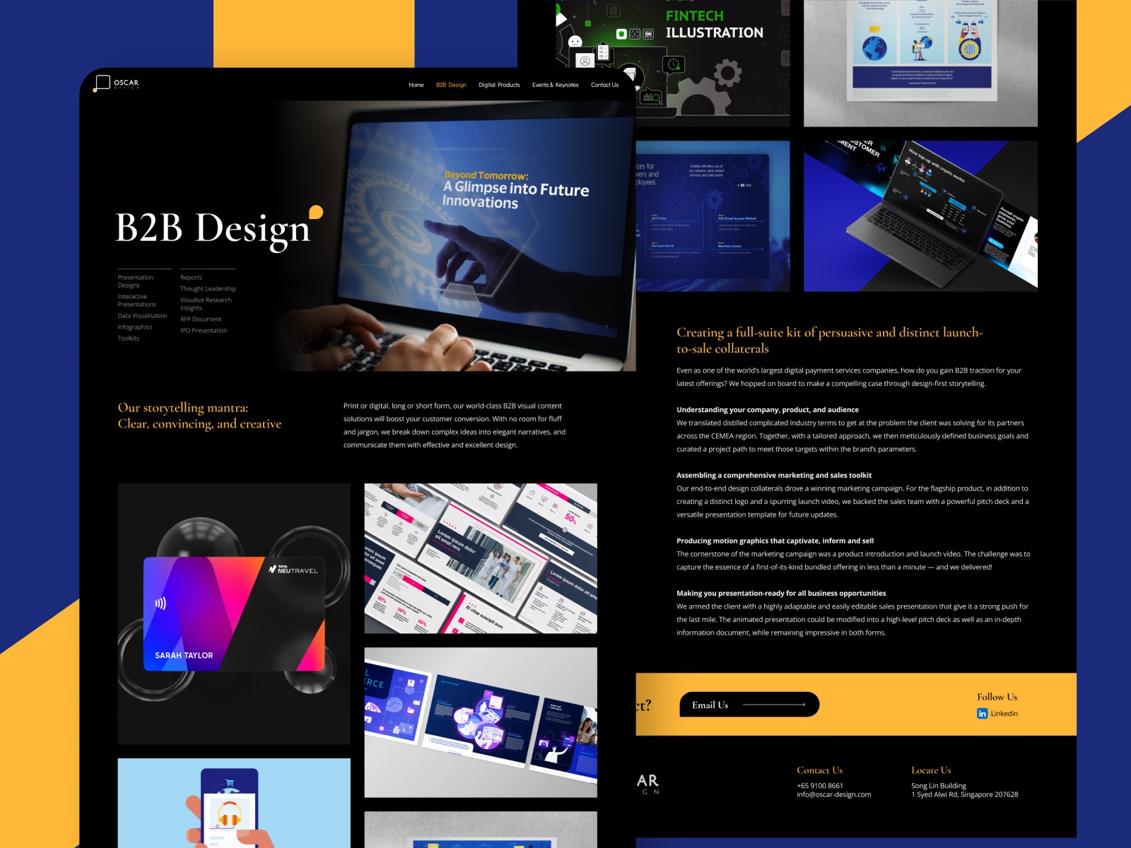 Oscar Design – Premium B2B Corporate Agency Website