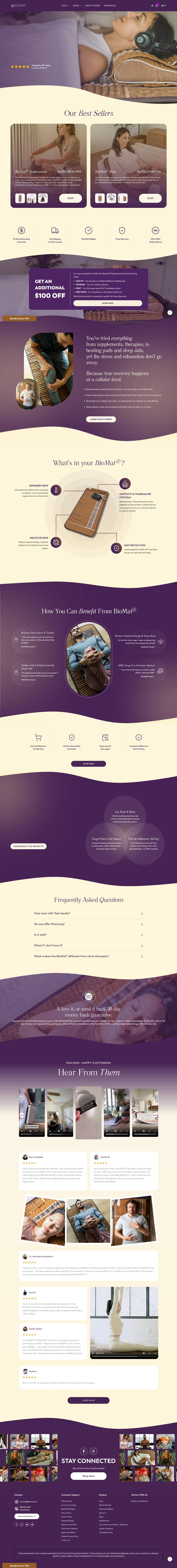 BioMat — Organic Layout & E-Commerce Engineering Image 0