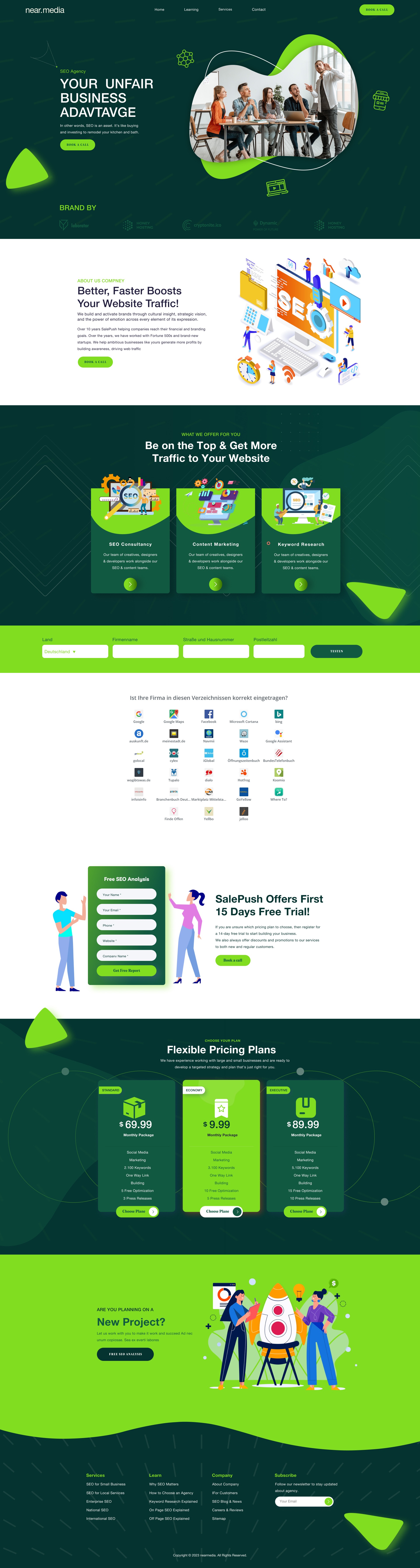 Digital Agency Portfolio | Modern SEO Web Design Image 0