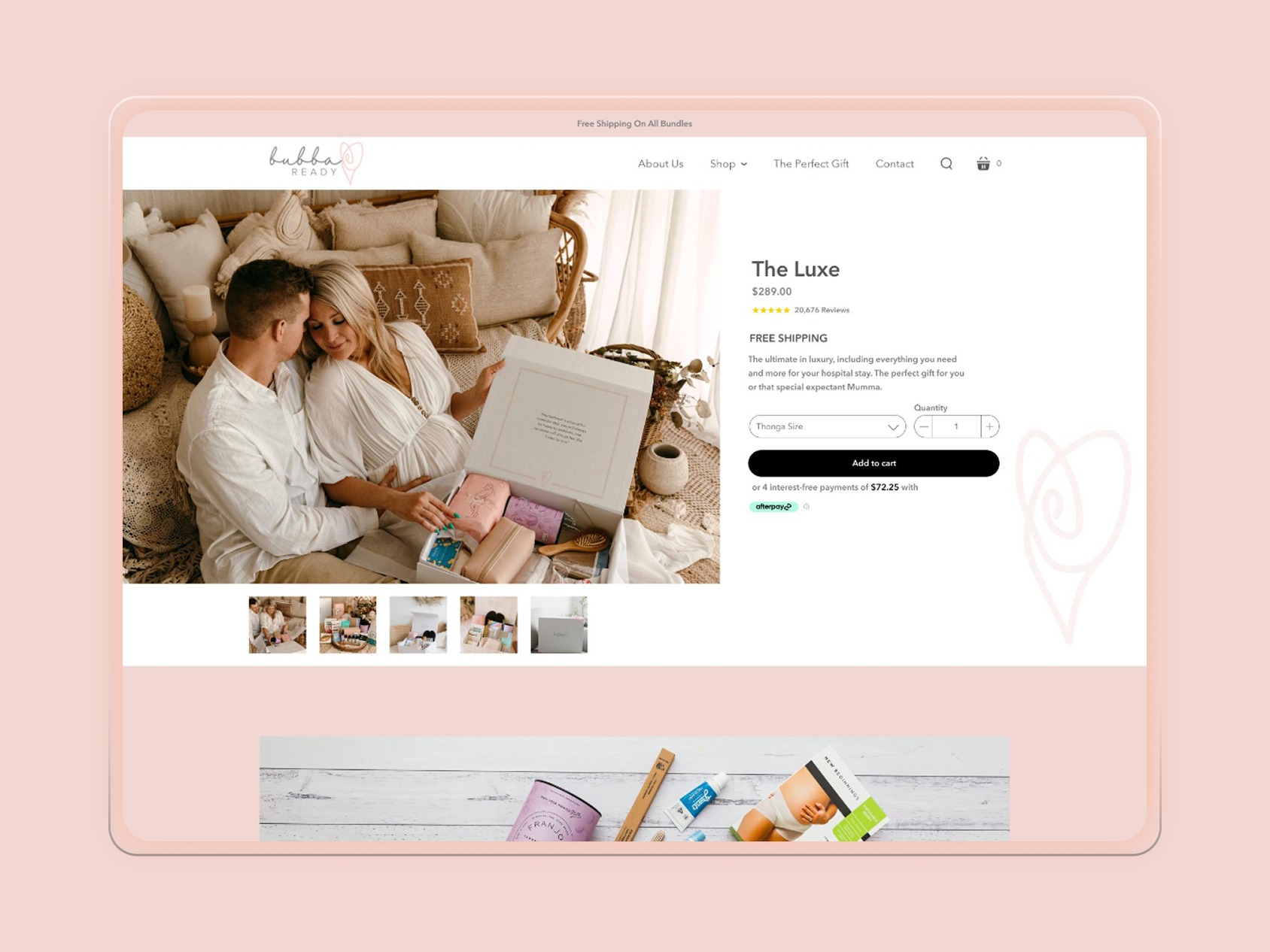 Bubba Ready – Premium E-Commerce UI/UX Design