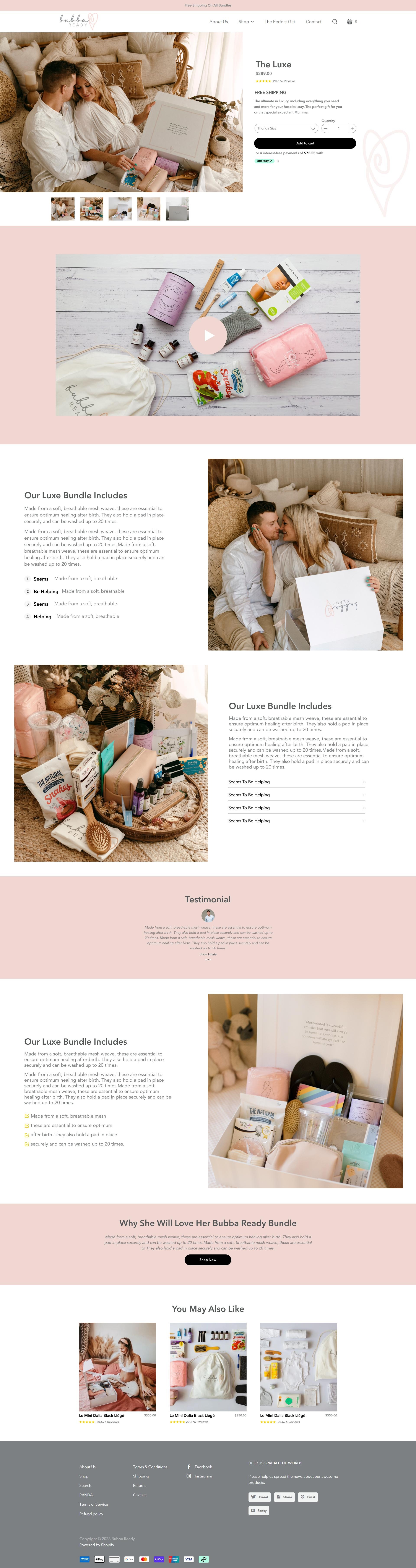 Bubba Ready – Premium E-Commerce UI/UX Design Image 0
