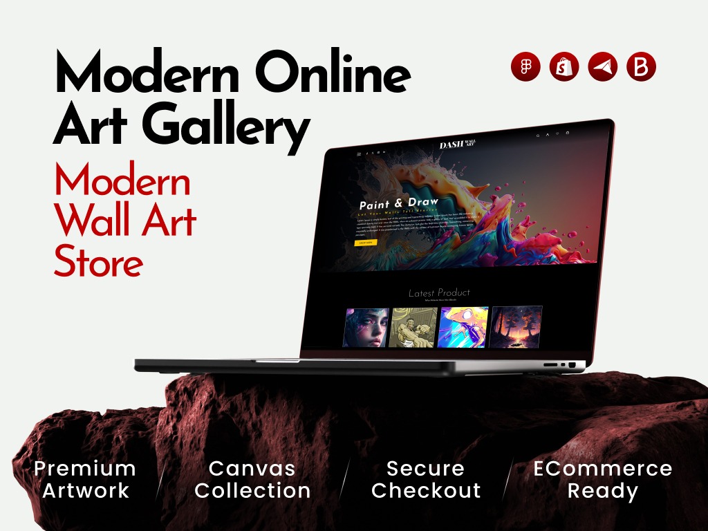 Dash Wall Art – E-Commerce & Online Art Gallery UI/UX by Khalid Mehmood ...
