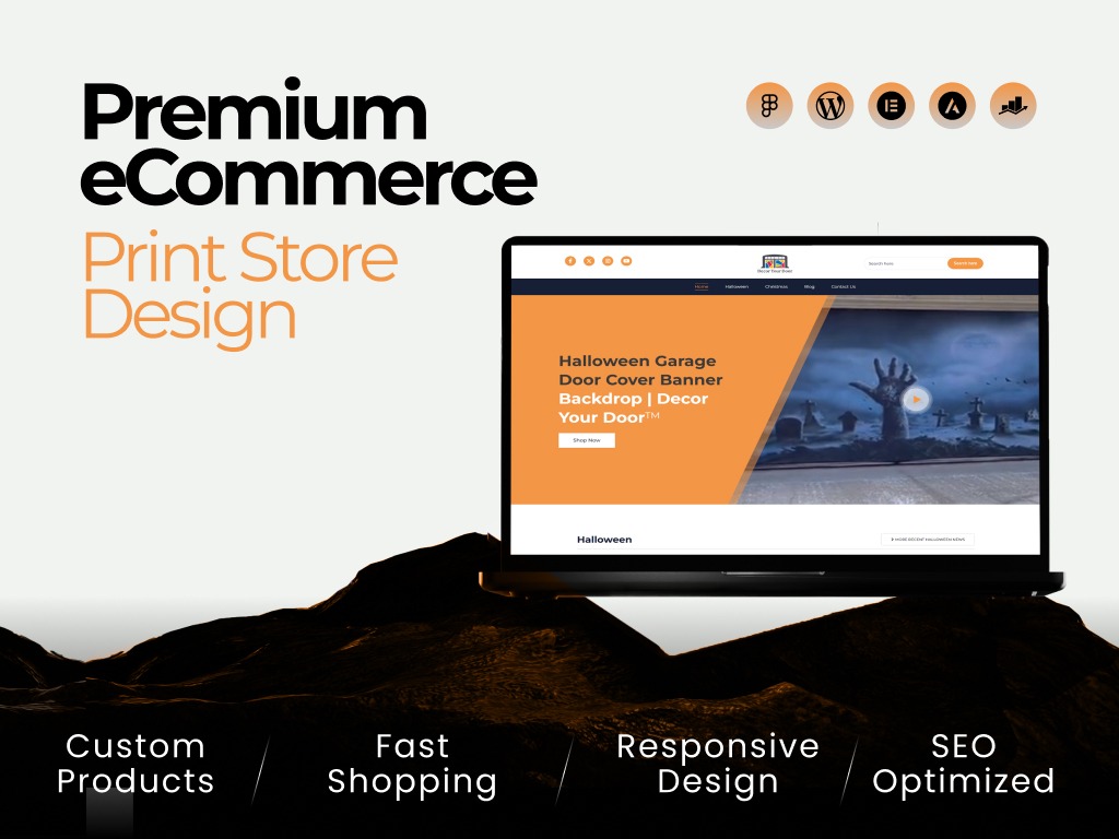Decor Your Door — Premium eCommerce Print Store UI Design