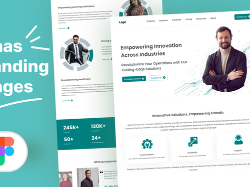 SaaS LANDING Page by Sajid Ali