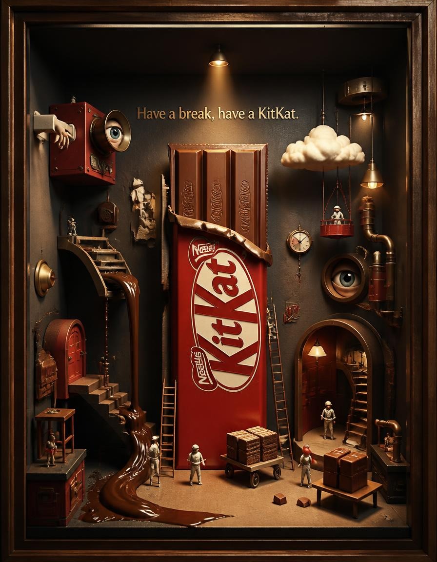 poster for kitkat, oreo ,kises Image 1