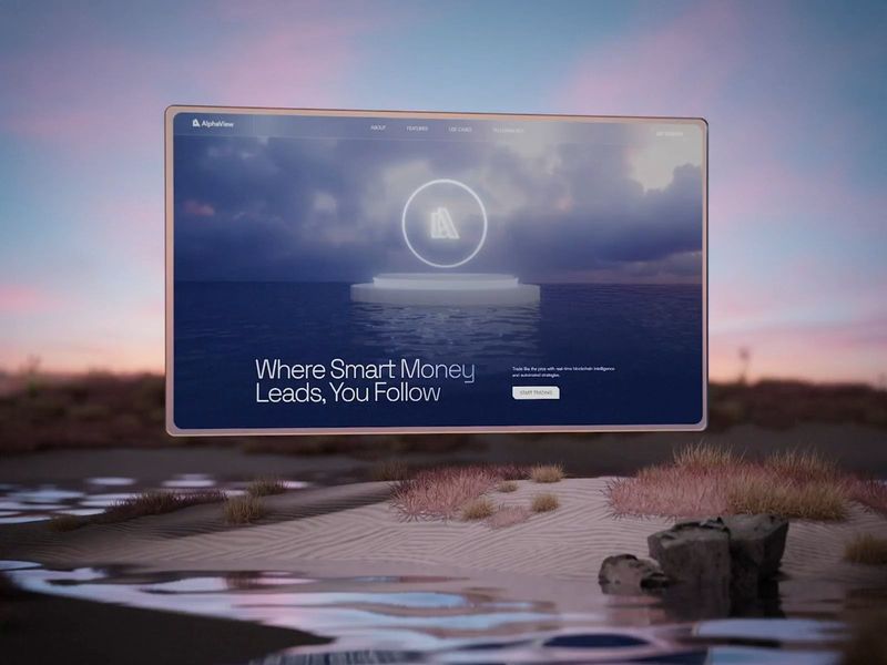 AlphaView — Fintech Platform Website Design