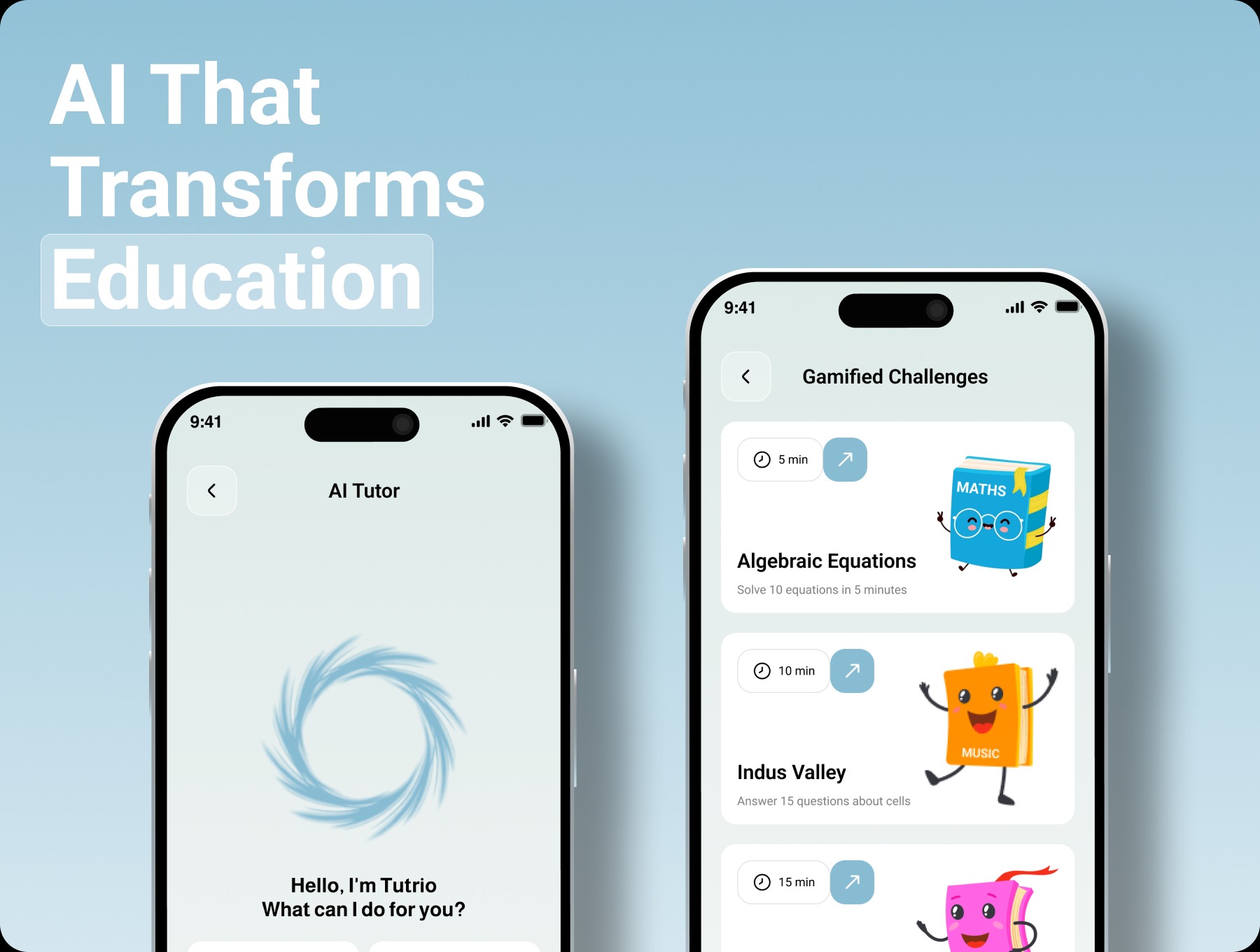Tutrio | AI Education App UI Kit for Figma Image 1