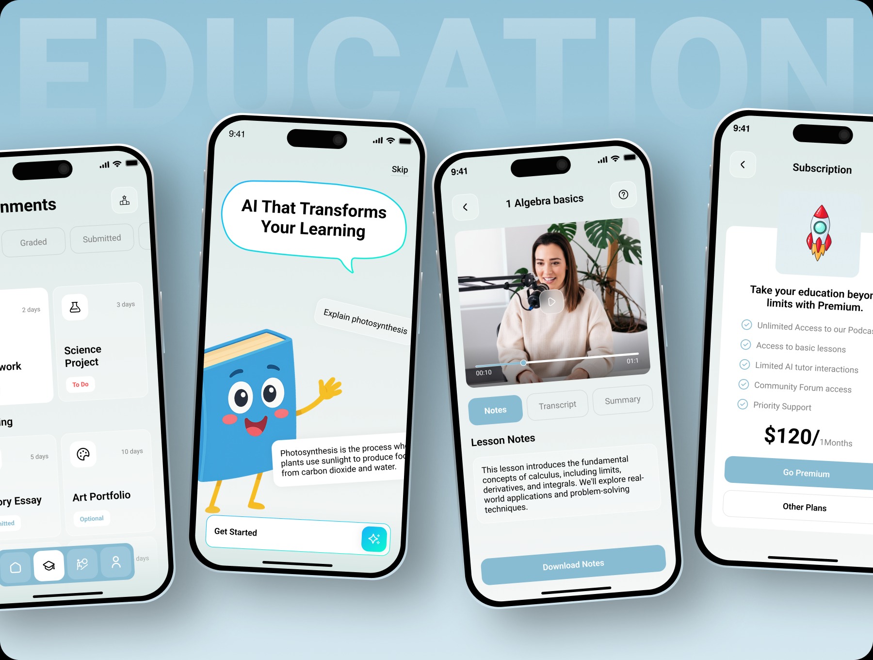 Tutrio | AI Education App UI Kit for Figma Image 2