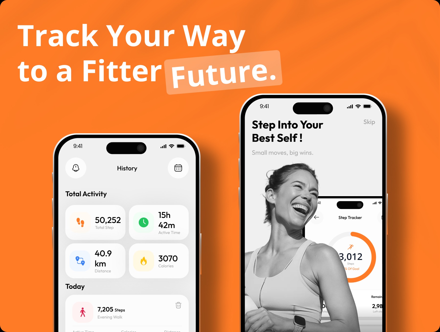 Footsy | Step Counter & Activity Tracker App UI Kit Image 2