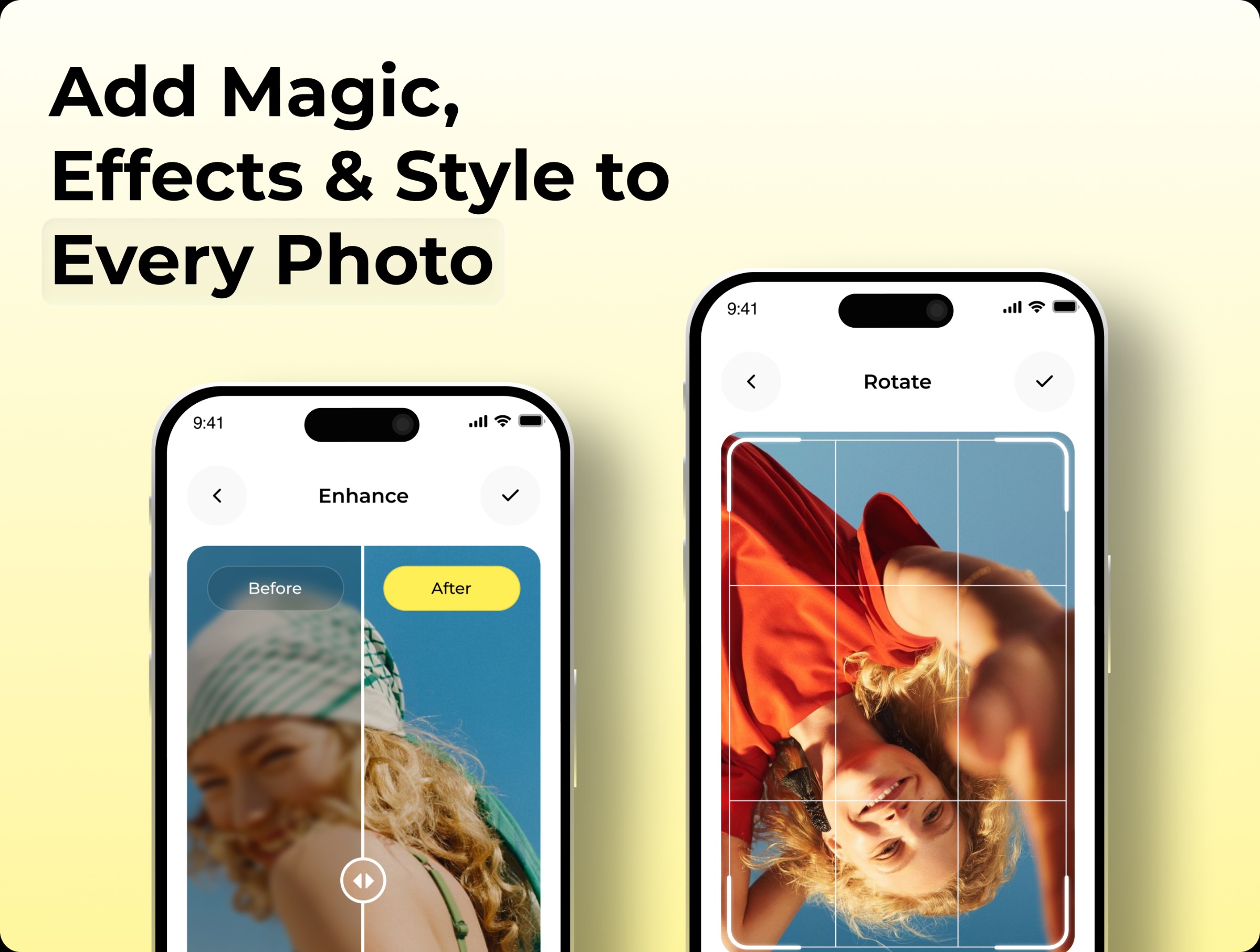 Refina | Photo Editor App UI Kit for Figma Image 3