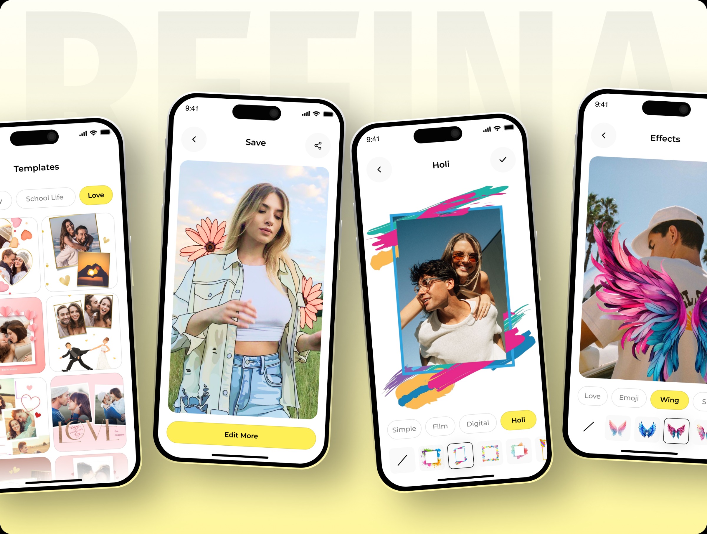 Refina | Photo Editor App UI Kit for Figma Image 6