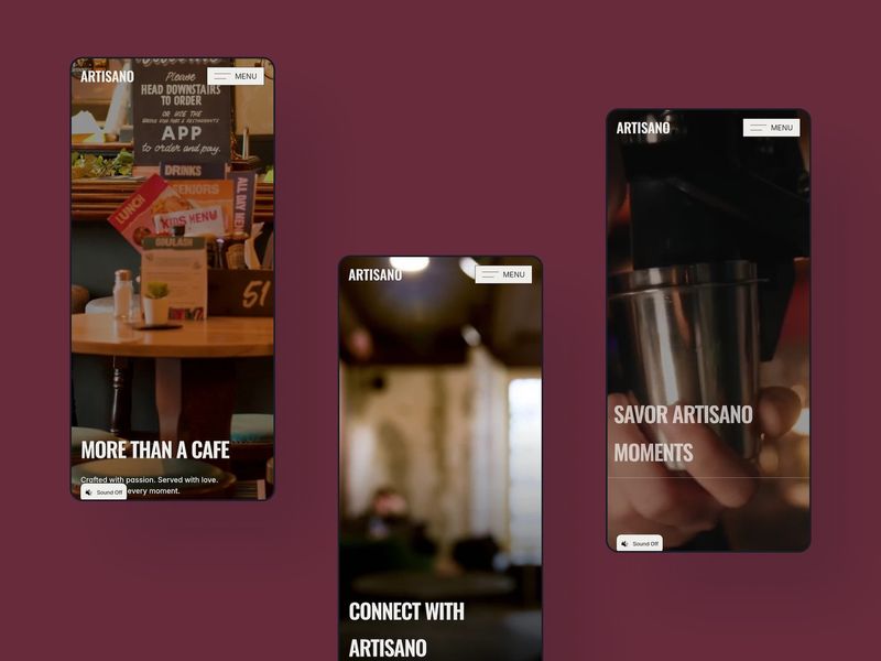 Artisano — Cafe & Bistro Website Template