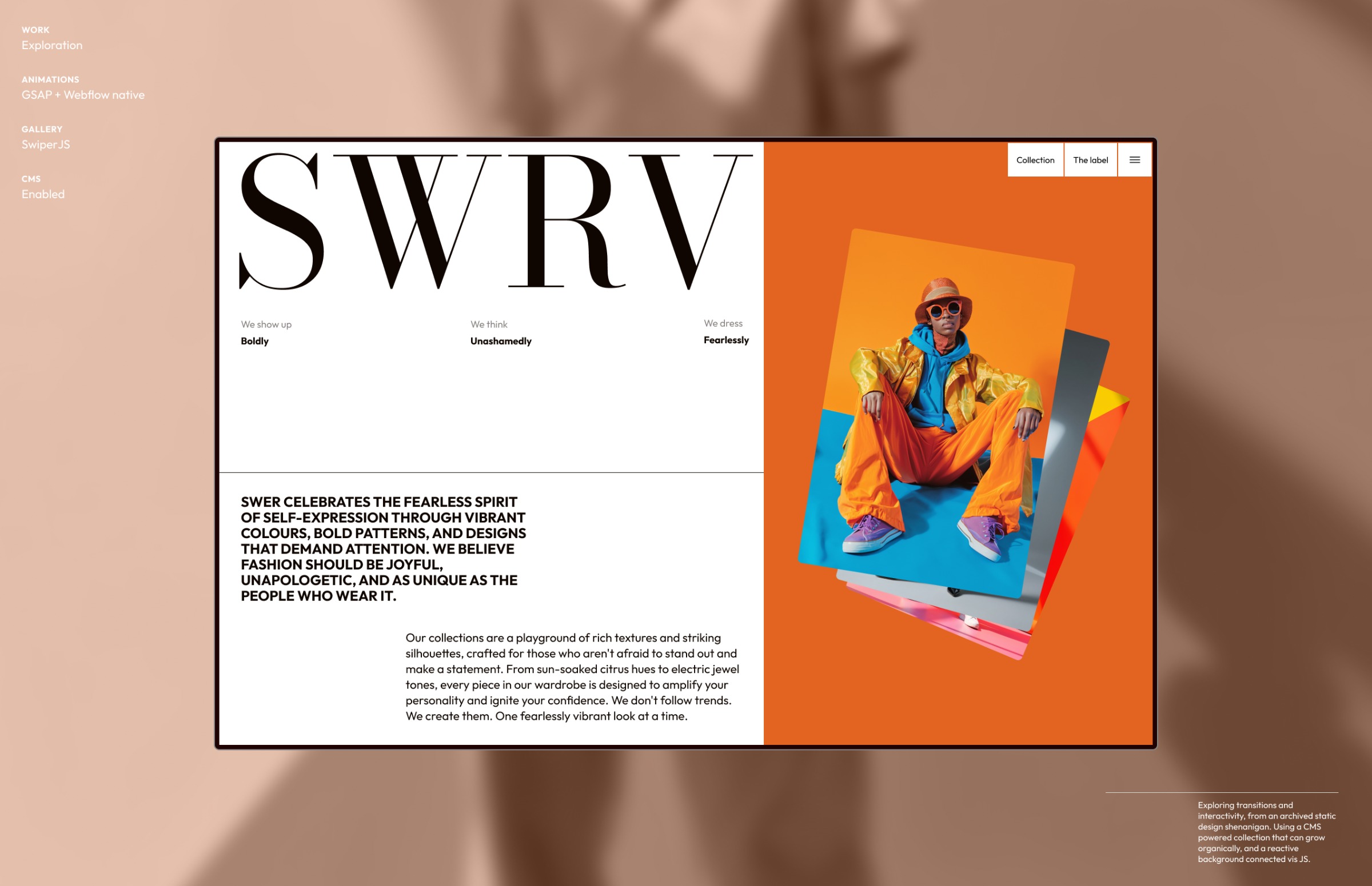 Exploration | Webflow CMS collection transition