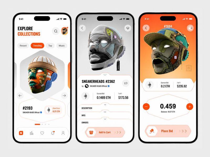 Sneaker Marketplace App — Mobile UI/UX Design