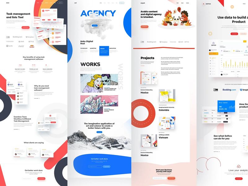 Landing page Inspiration