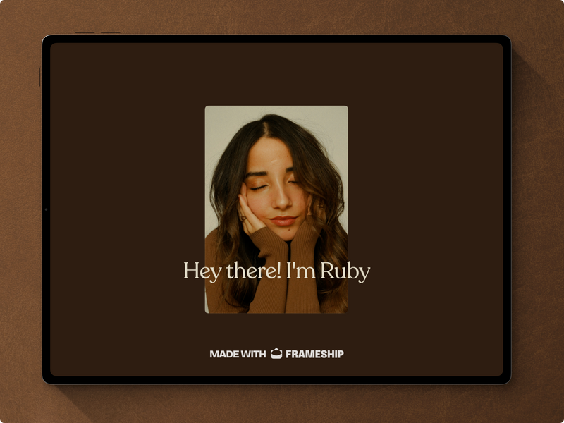 Bernaum by Isaiah Kakitahi - Uncategorized design asset by framer