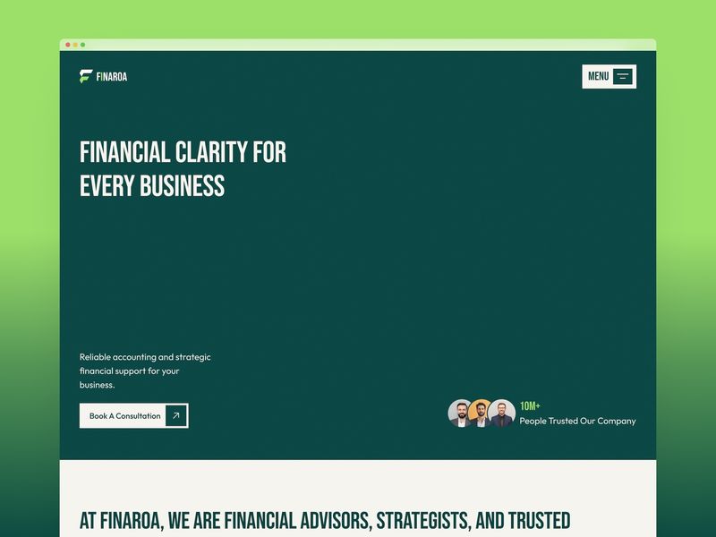 Finaroa Finance & Consulting Template