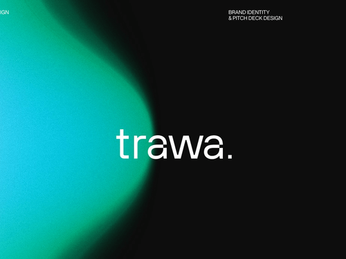 Brand identity & pitch deck design for Trawa