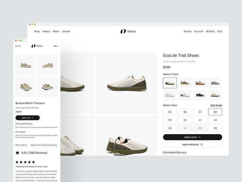 Refeet — E-commerce Website Template