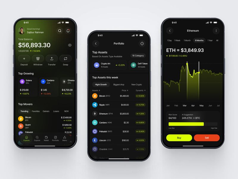 Crypto App Design