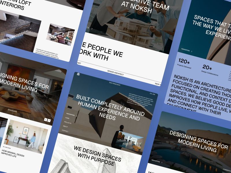 Noksh Architecture Studio Template by DiverseKit