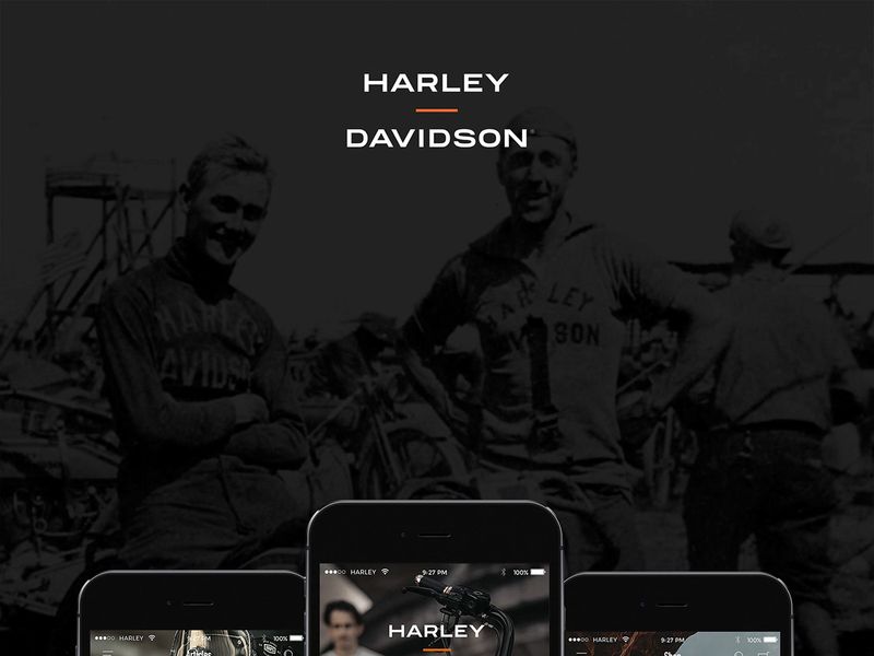 Harley Davidson eStore concept