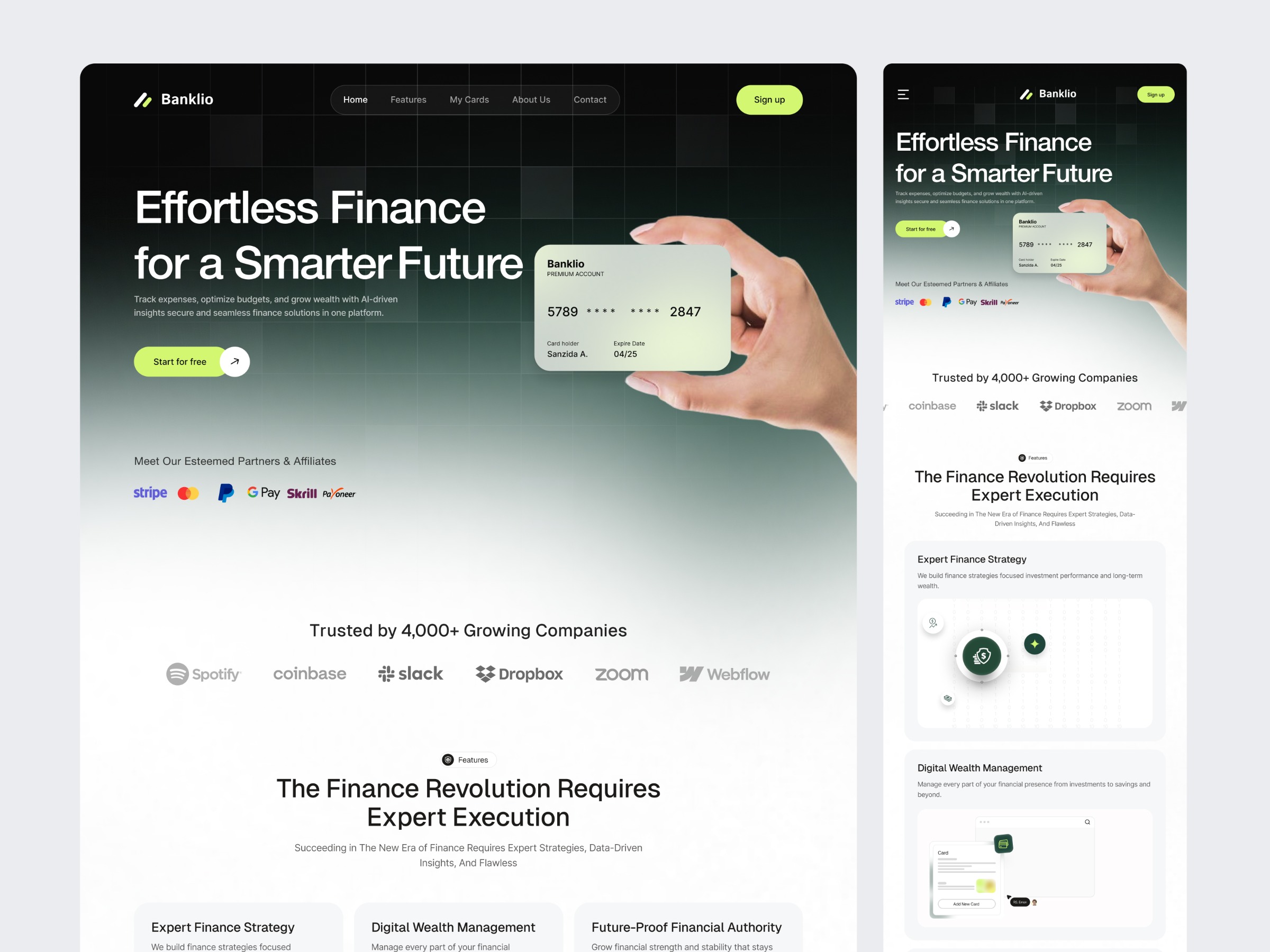 Finance SaaS Landing Page Image 2