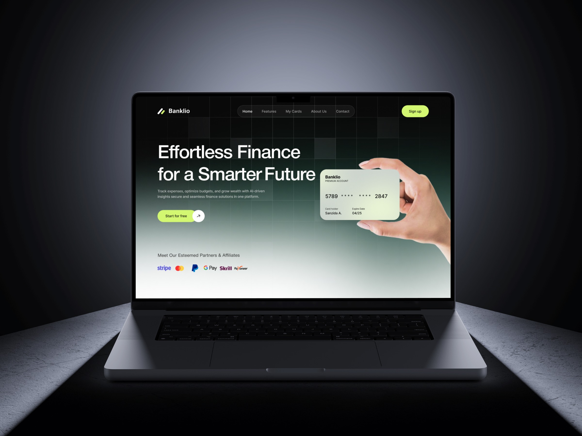Finance SaaS Landing Page Image 2
