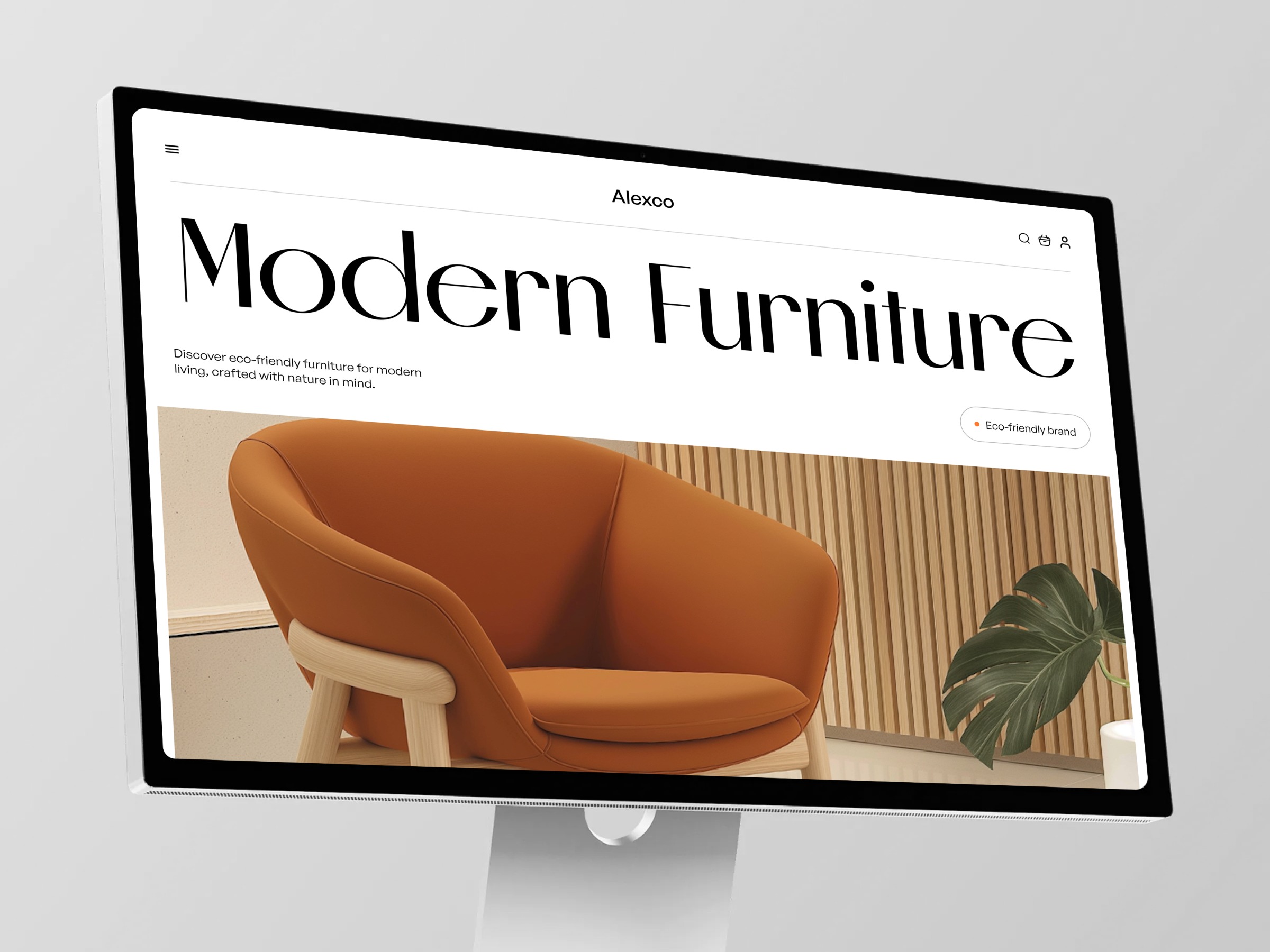 Modern Furniture Landing Page Image 1