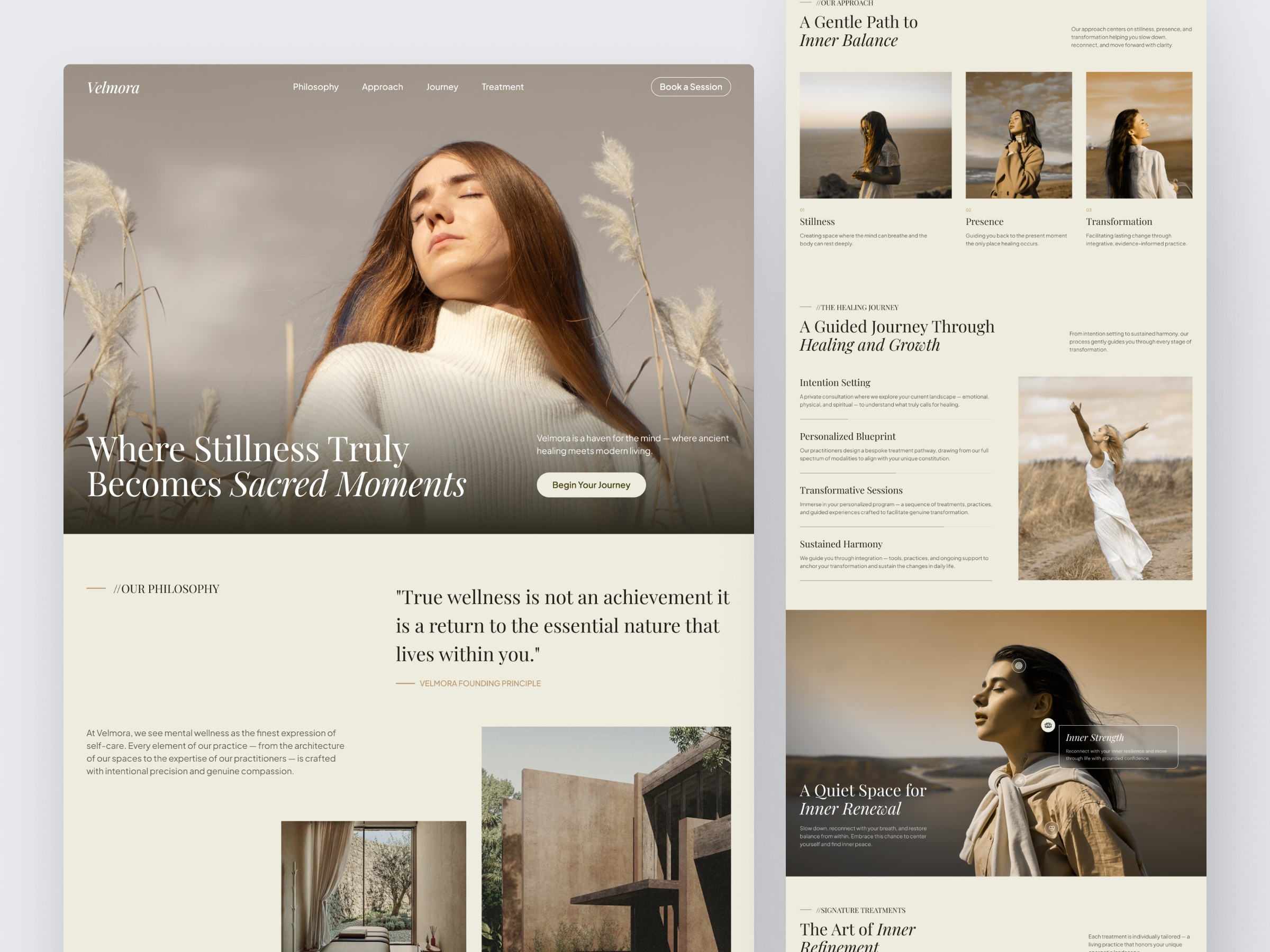 Velmora – Wellness Website Image 2