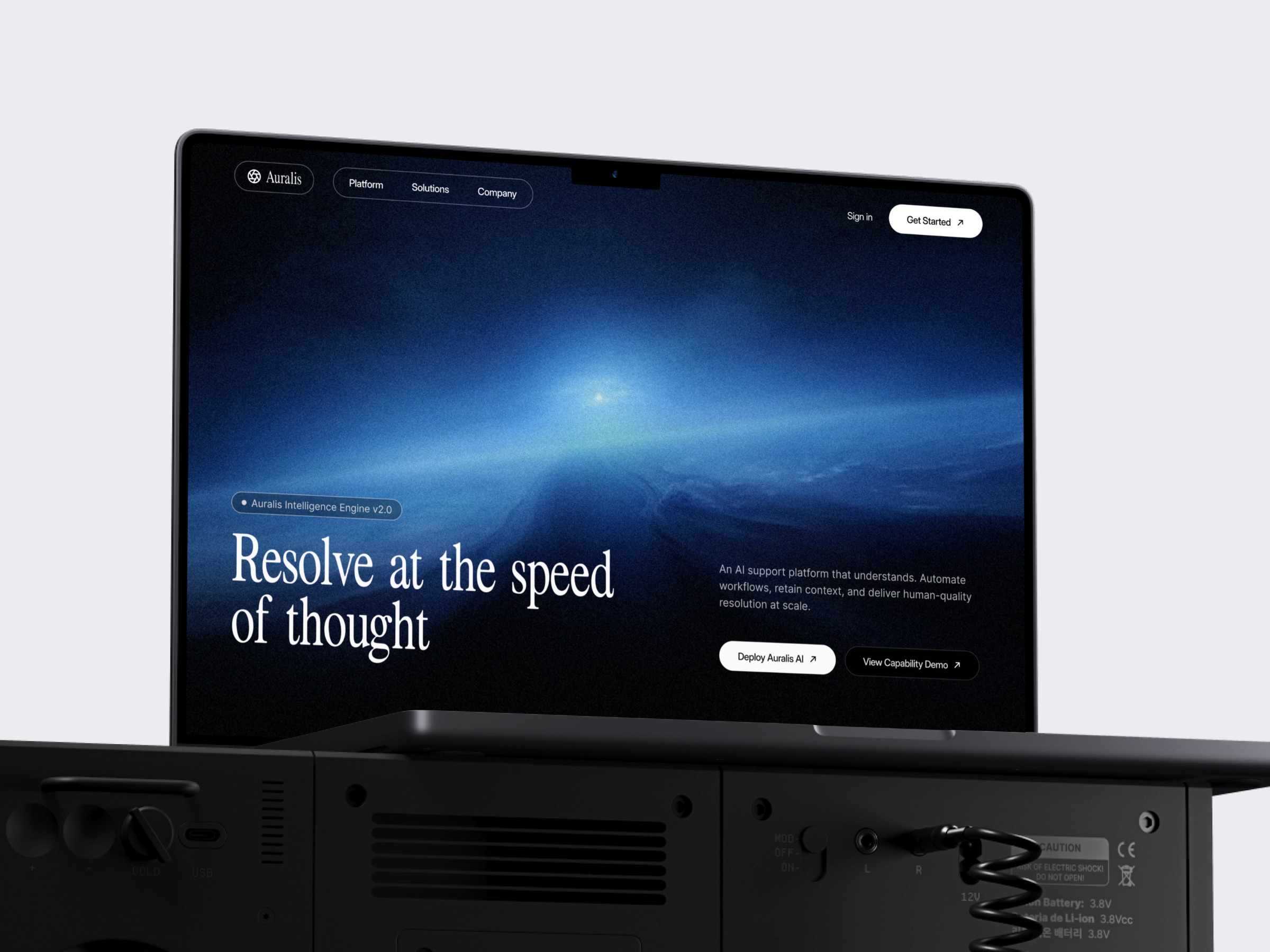 AI Customer Support Platform | Modern SaaS Landing Page Image 2