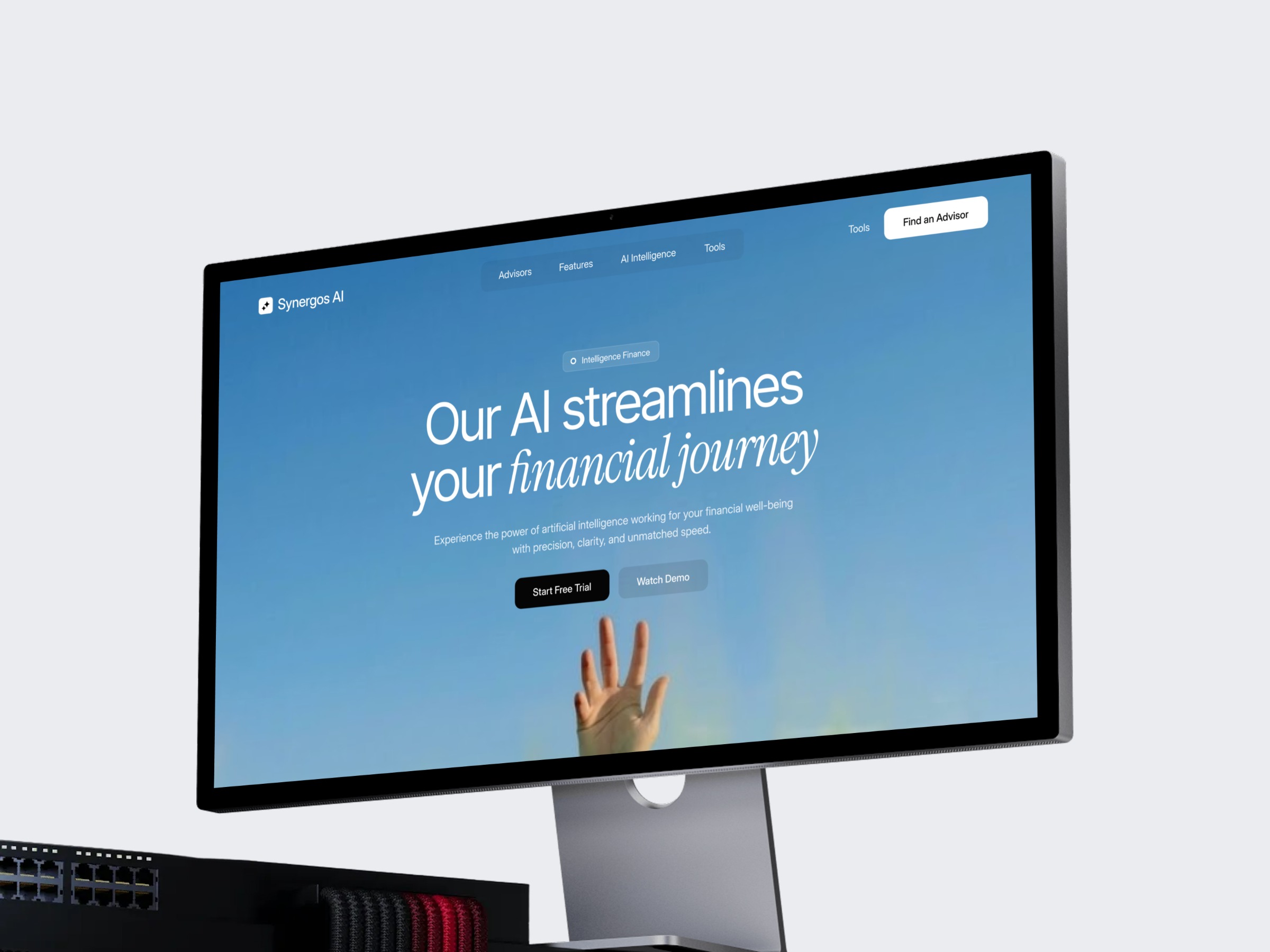 AI SaaS Landing Page - Smart Finance Image 1