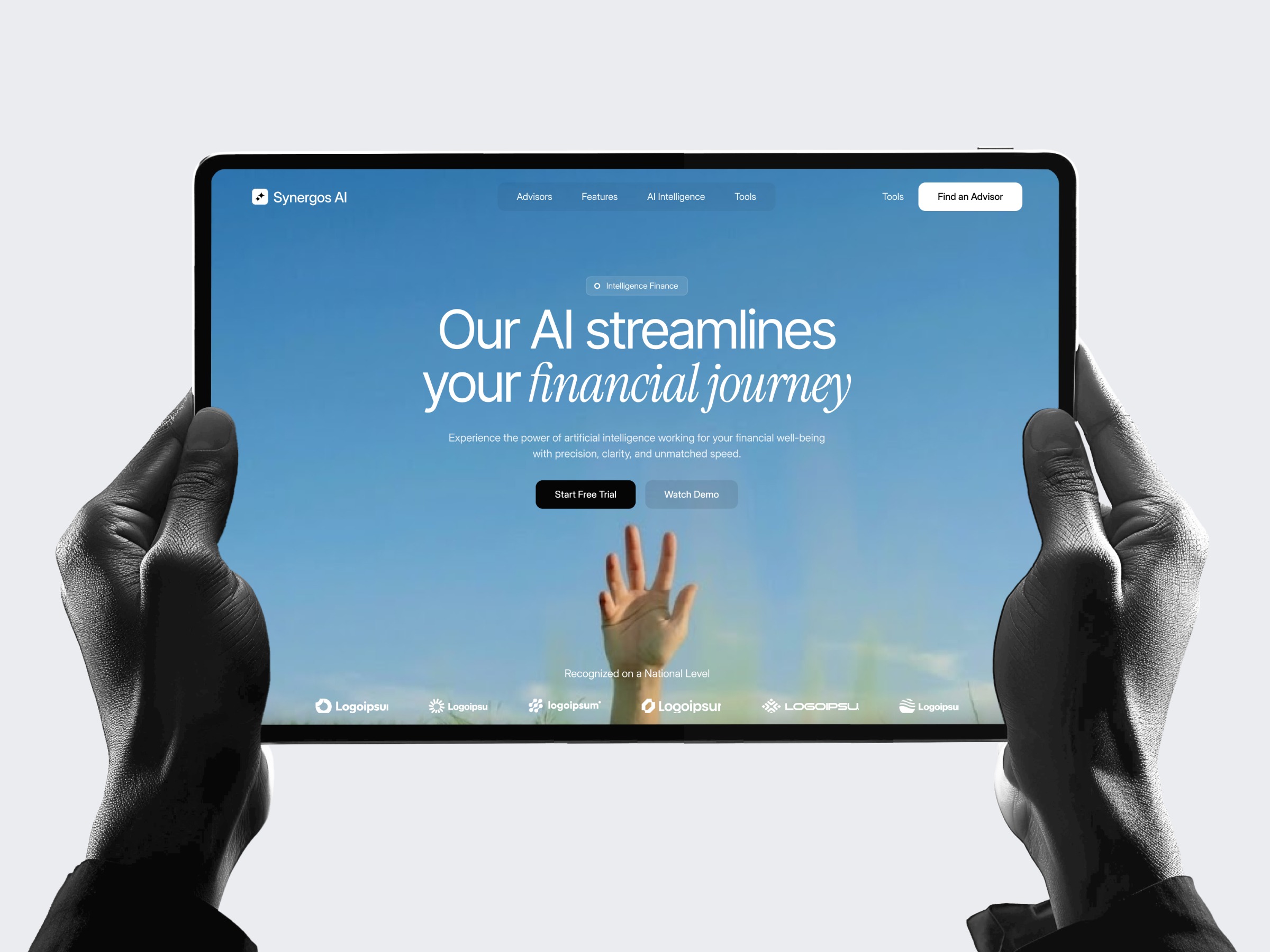 AI SaaS Landing Page - Smart Finance Image 2