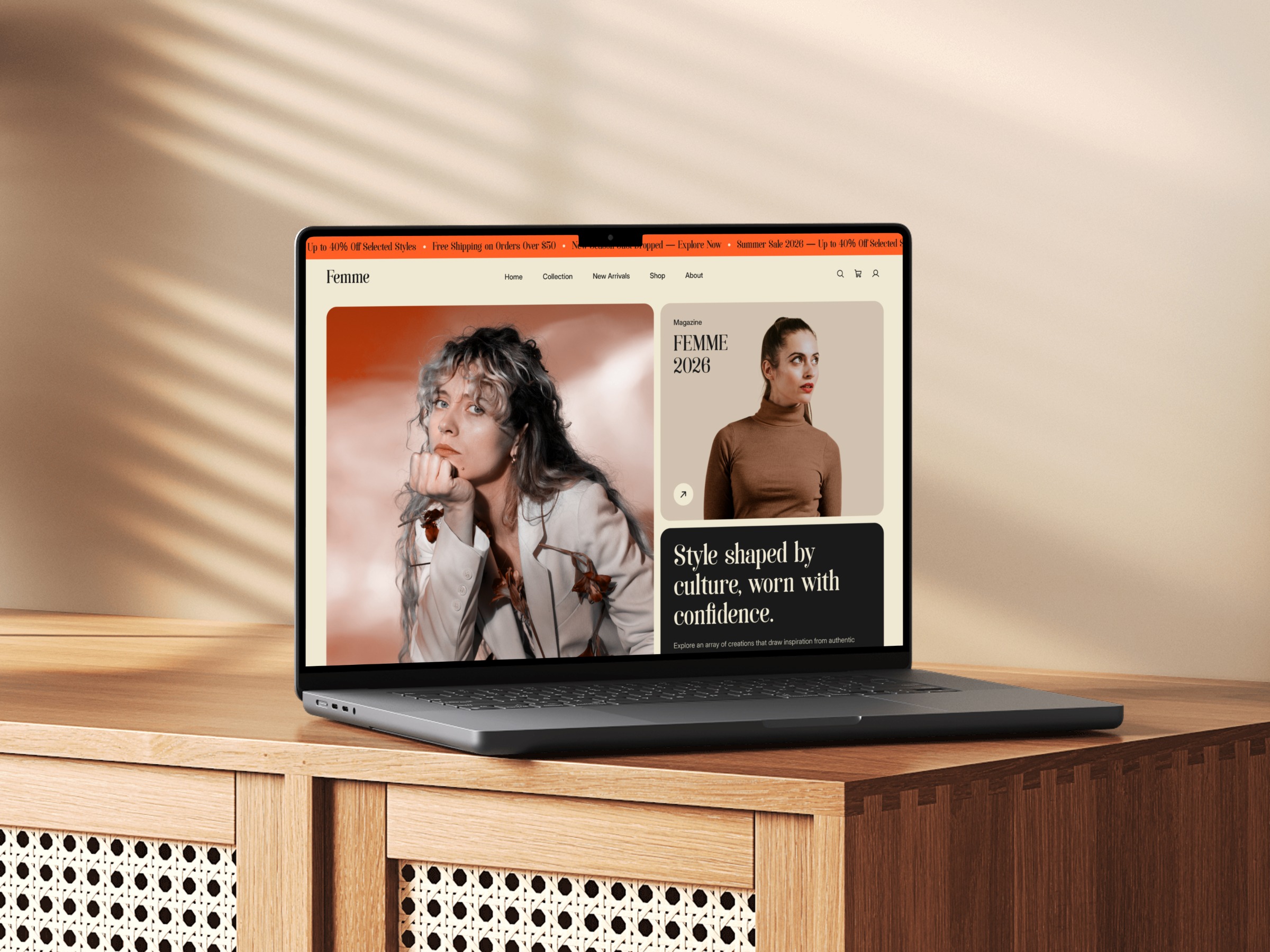 Fashion Ecommerce  Website Image 1