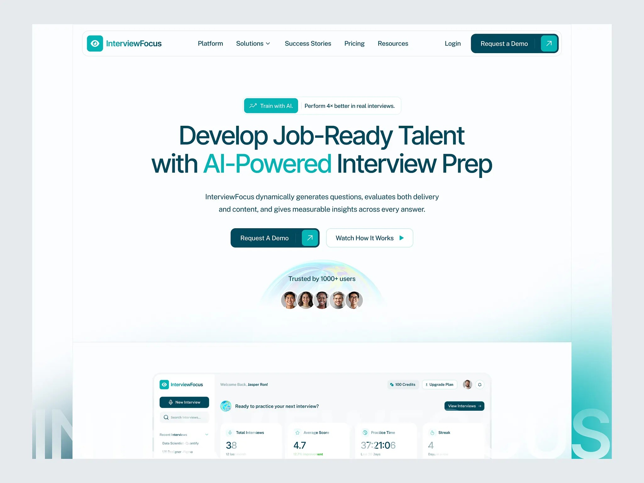 AI SaaS Landing Page Design Image 0