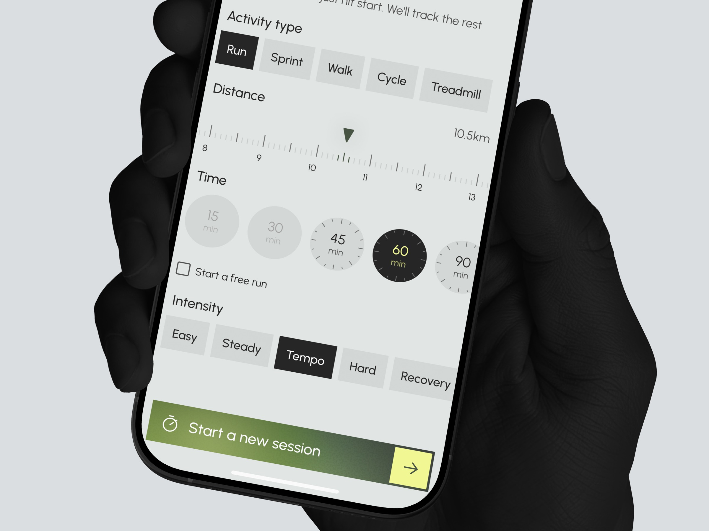 Running Tracker App Image 1